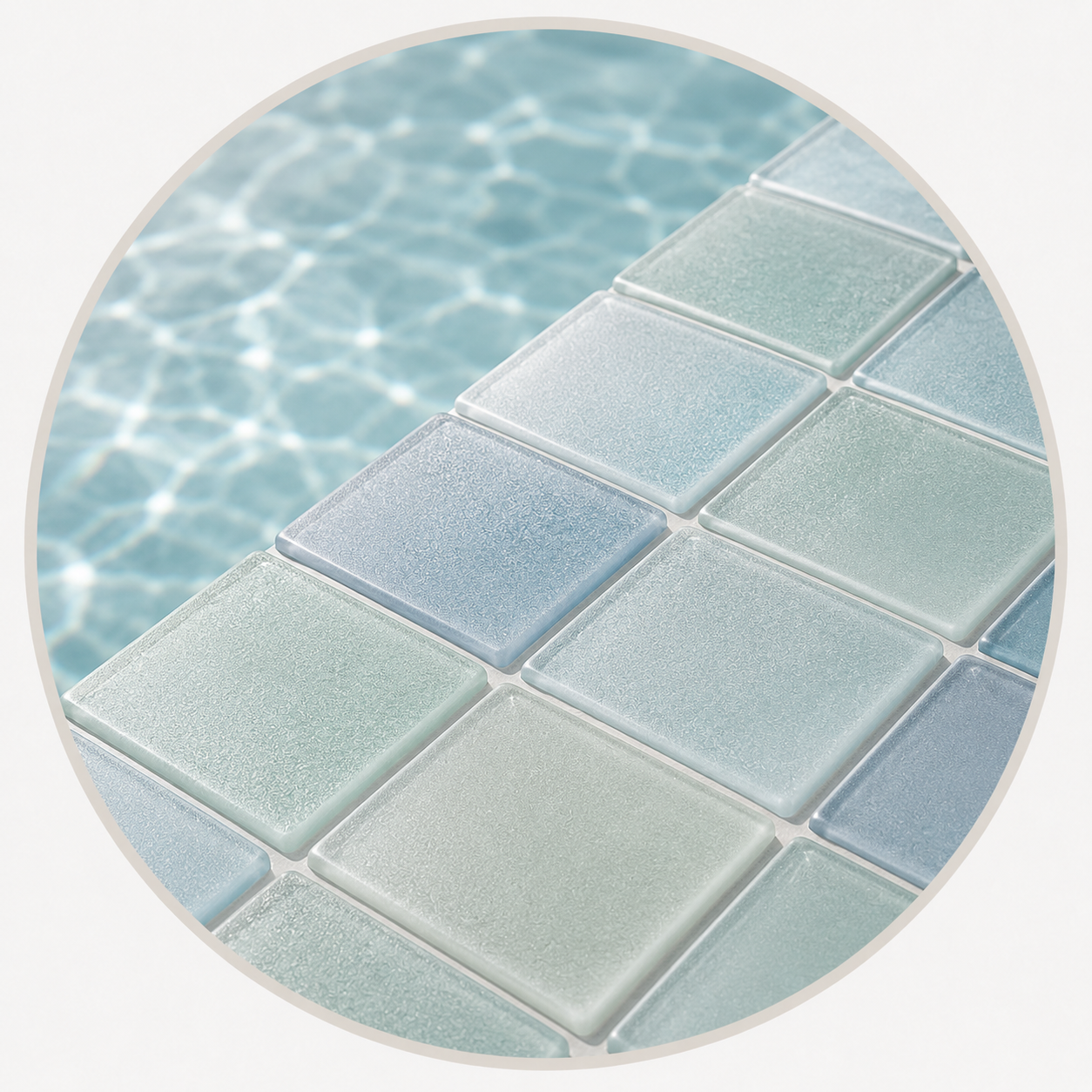 Frosted  Glass Tiles