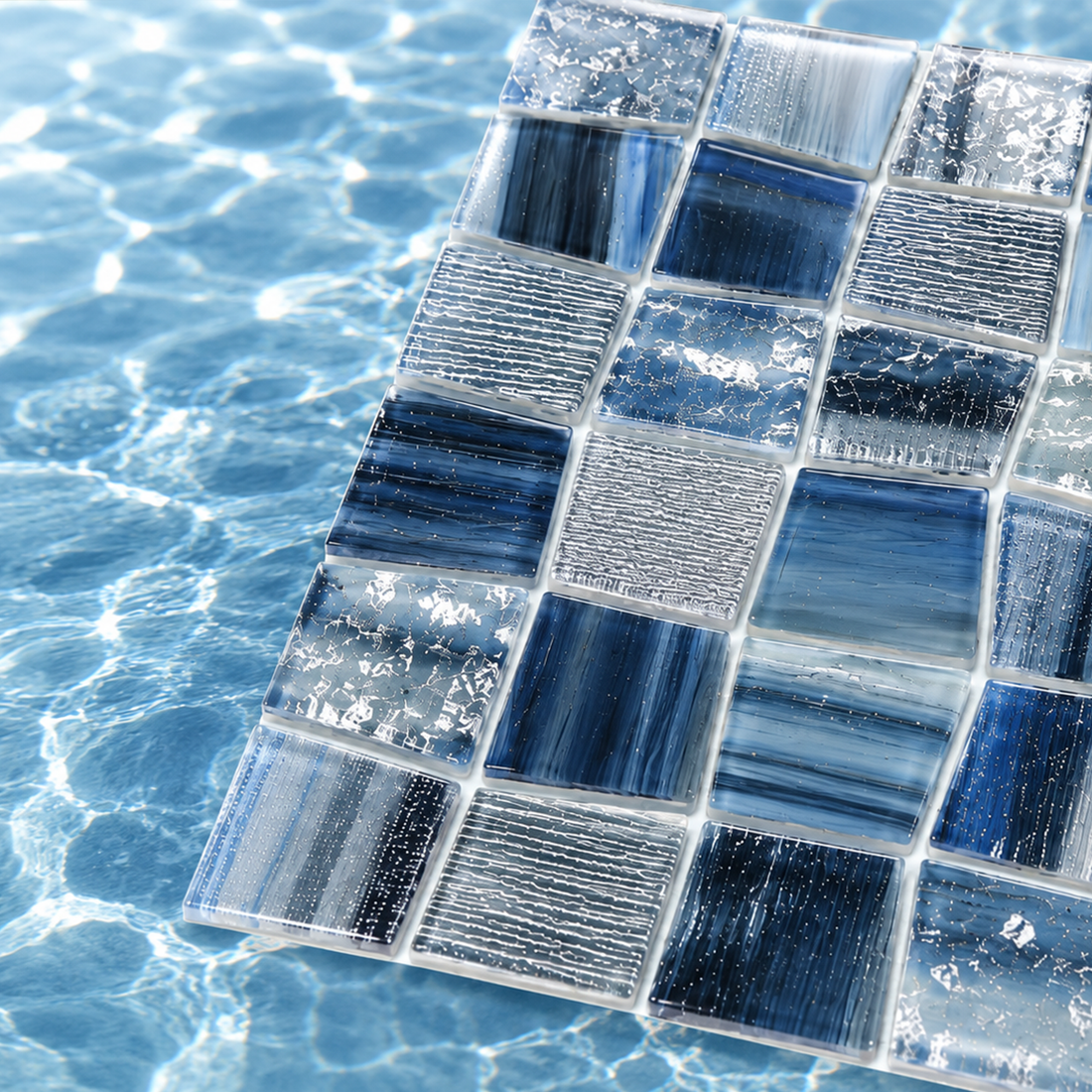 Linear Blue Glass Blend