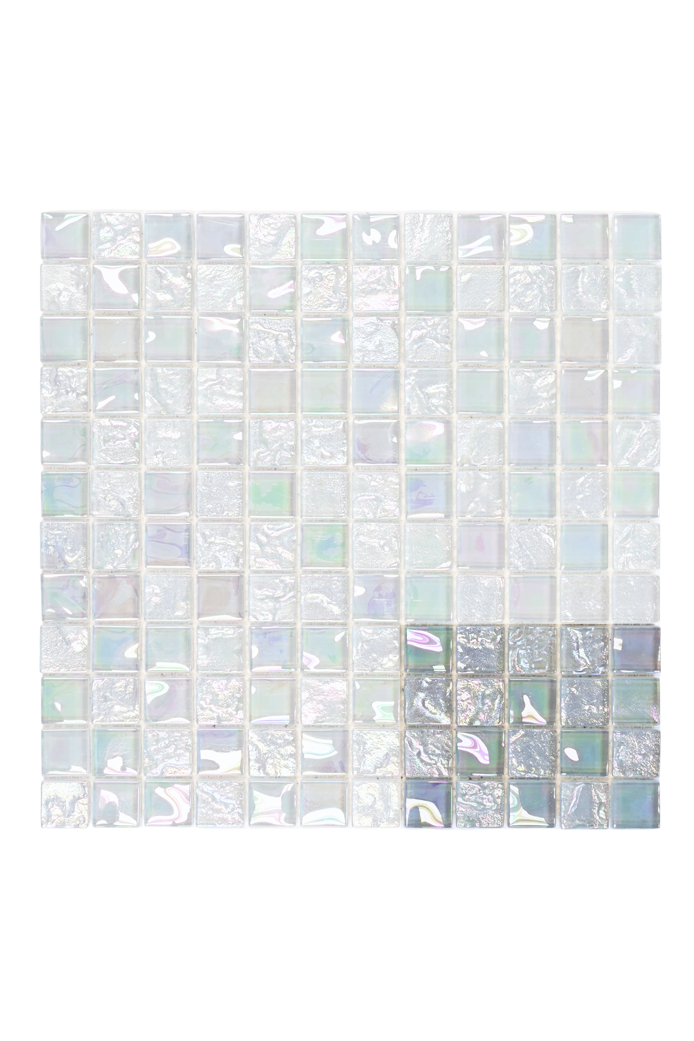 Opaline Pearl Crystal Glass Mosaic Pool Tile