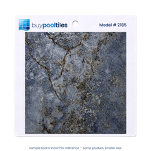 Storm Blend Blue Porcelain Pool Tile — 6x6