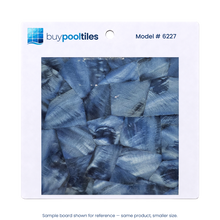 Ocean Blue Artisan 6x6 Porcelain Pool Tile