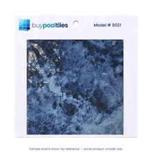Ocean Depth Blue 6x6 Porcelain Pool Tile